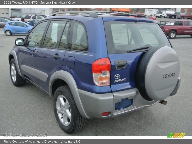 Spectra Blue Mica / Gray 2002 Toyota RAV4 4WD