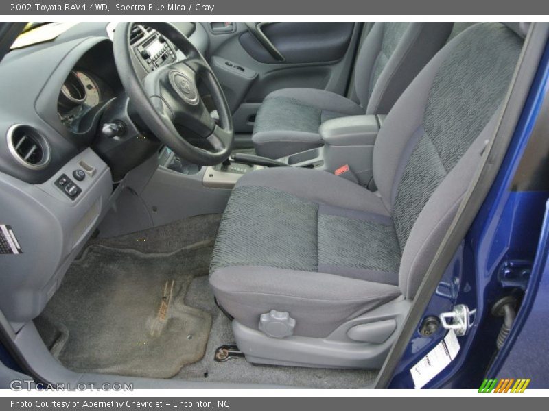  2002 RAV4 4WD Gray Interior