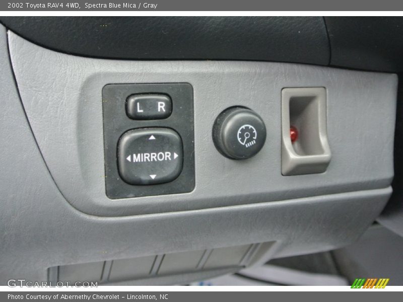 Controls of 2002 RAV4 4WD