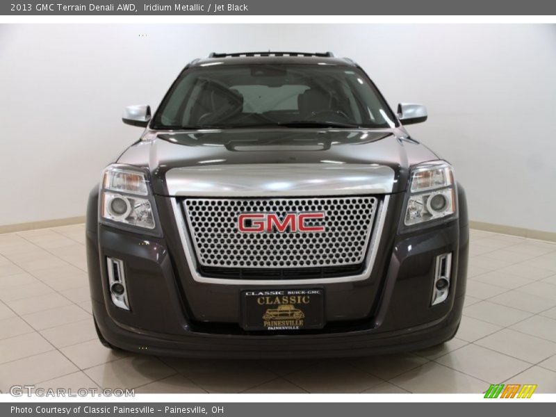Iridium Metallic / Jet Black 2013 GMC Terrain Denali AWD