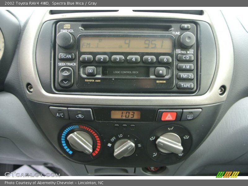 Controls of 2002 RAV4 4WD