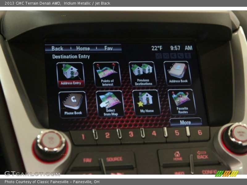 Iridium Metallic / Jet Black 2013 GMC Terrain Denali AWD