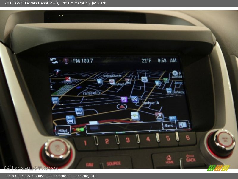 Iridium Metallic / Jet Black 2013 GMC Terrain Denali AWD