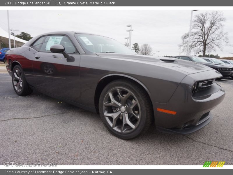 Granite Crystal Metallic / Black 2015 Dodge Challenger SXT Plus