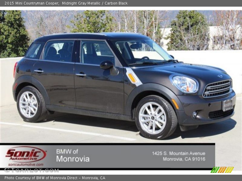 Midnight Gray Metallic / Carbon Black 2015 Mini Countryman Cooper
