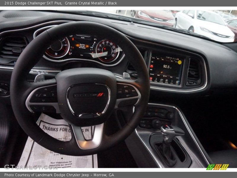Granite Crystal Metallic / Black 2015 Dodge Challenger SXT Plus