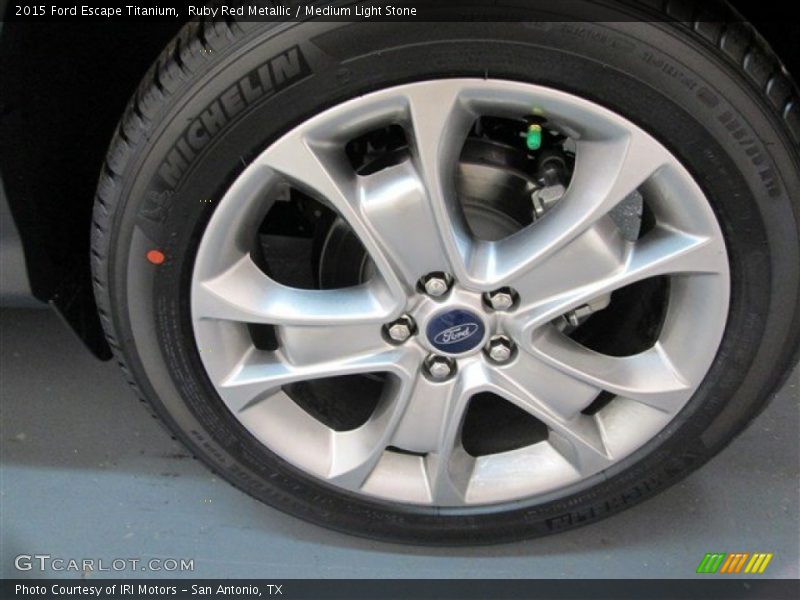 Ruby Red Metallic / Medium Light Stone 2015 Ford Escape Titanium