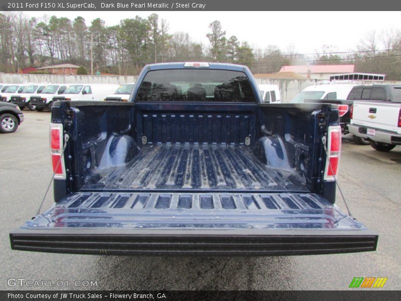 Dark Blue Pearl Metallic / Steel Gray 2011 Ford F150 XL SuperCab