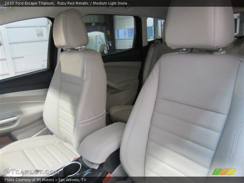 Ruby Red Metallic / Medium Light Stone 2015 Ford Escape Titanium