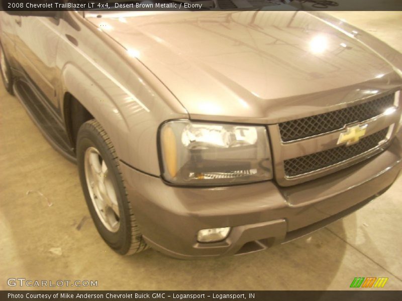 Desert Brown Metallic / Ebony 2008 Chevrolet TrailBlazer LT 4x4