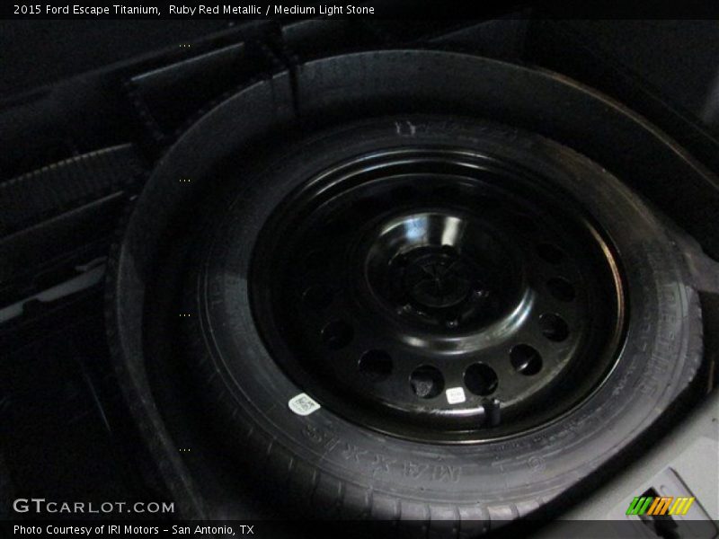 Ruby Red Metallic / Medium Light Stone 2015 Ford Escape Titanium
