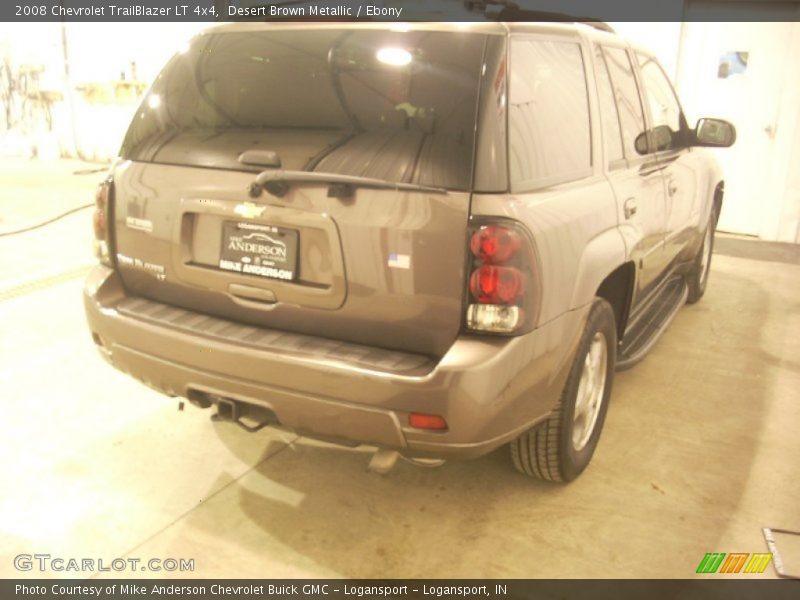 Desert Brown Metallic / Ebony 2008 Chevrolet TrailBlazer LT 4x4