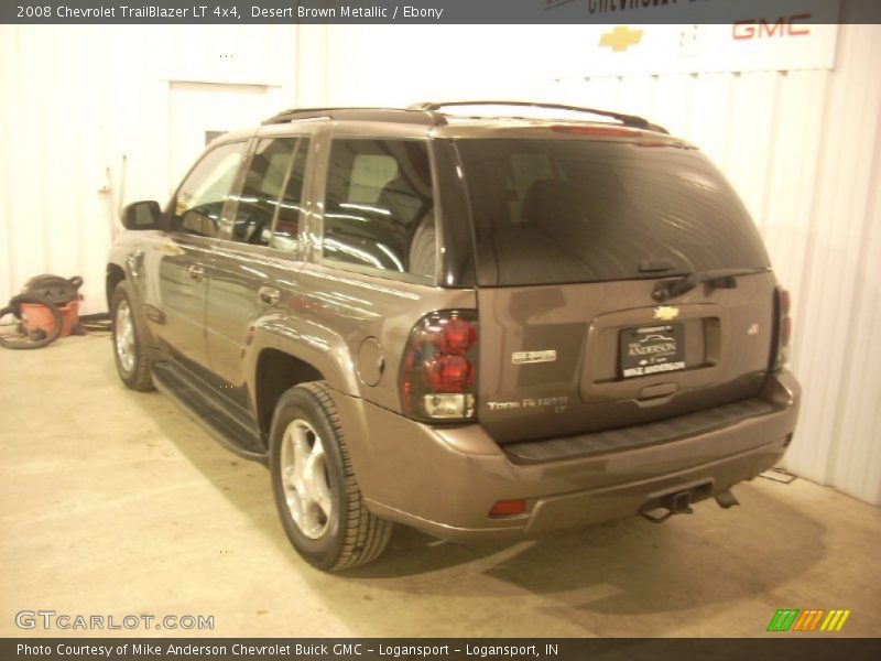Desert Brown Metallic / Ebony 2008 Chevrolet TrailBlazer LT 4x4