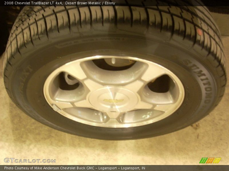 Desert Brown Metallic / Ebony 2008 Chevrolet TrailBlazer LT 4x4