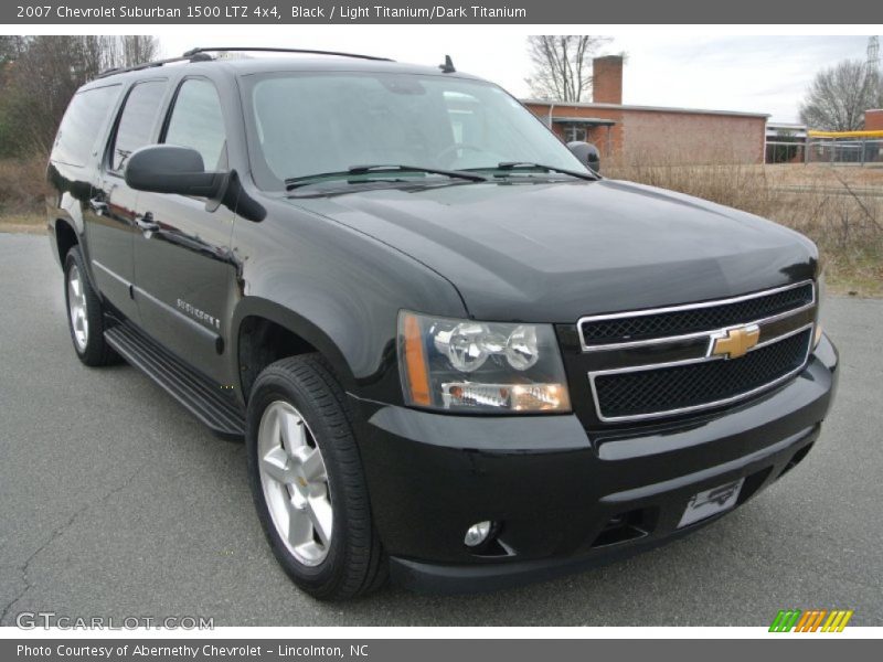 Black / Light Titanium/Dark Titanium 2007 Chevrolet Suburban 1500 LTZ 4x4