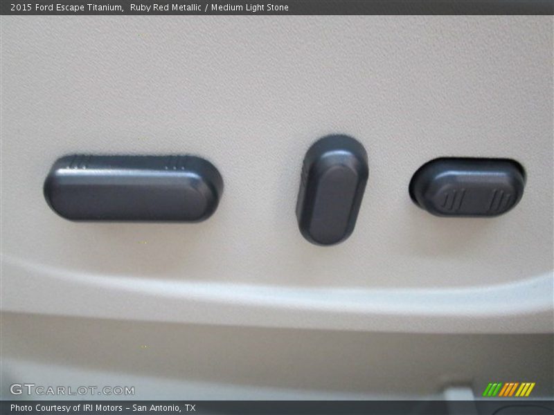 Ruby Red Metallic / Medium Light Stone 2015 Ford Escape Titanium