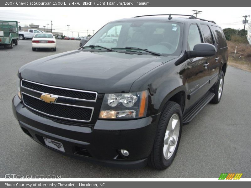 Black / Light Titanium/Dark Titanium 2007 Chevrolet Suburban 1500 LTZ 4x4
