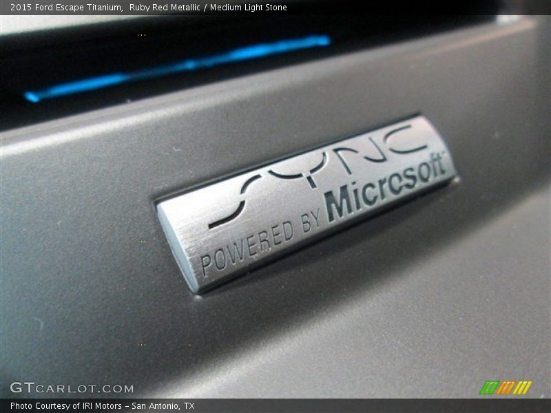 Ruby Red Metallic / Medium Light Stone 2015 Ford Escape Titanium