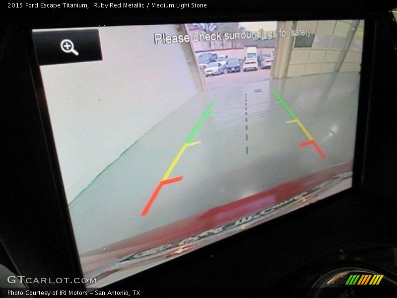 Ruby Red Metallic / Medium Light Stone 2015 Ford Escape Titanium