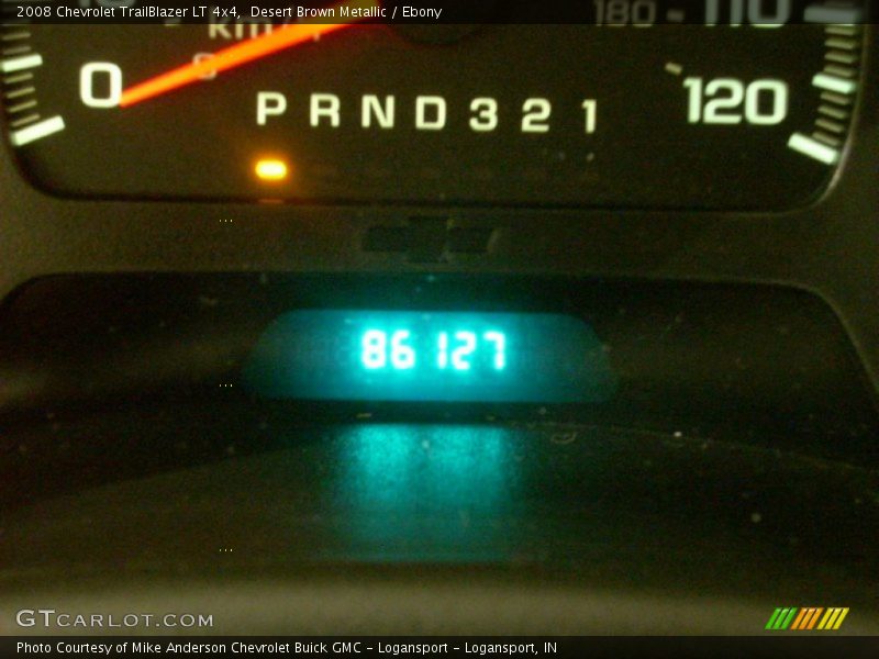 Desert Brown Metallic / Ebony 2008 Chevrolet TrailBlazer LT 4x4
