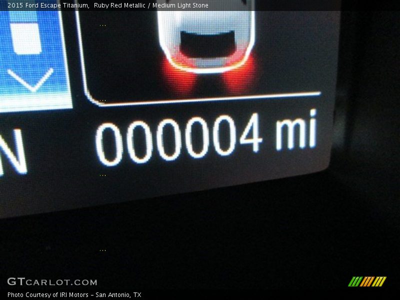 Ruby Red Metallic / Medium Light Stone 2015 Ford Escape Titanium