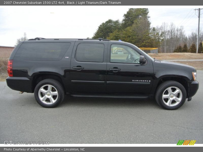Black / Light Titanium/Dark Titanium 2007 Chevrolet Suburban 1500 LTZ 4x4