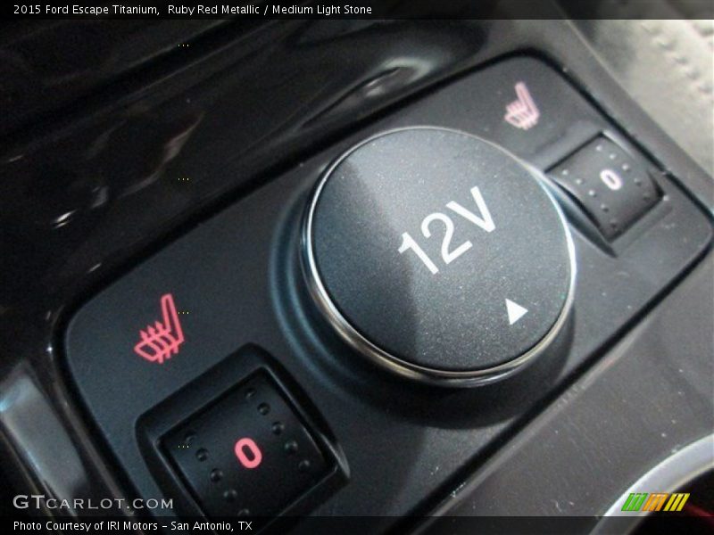 Ruby Red Metallic / Medium Light Stone 2015 Ford Escape Titanium