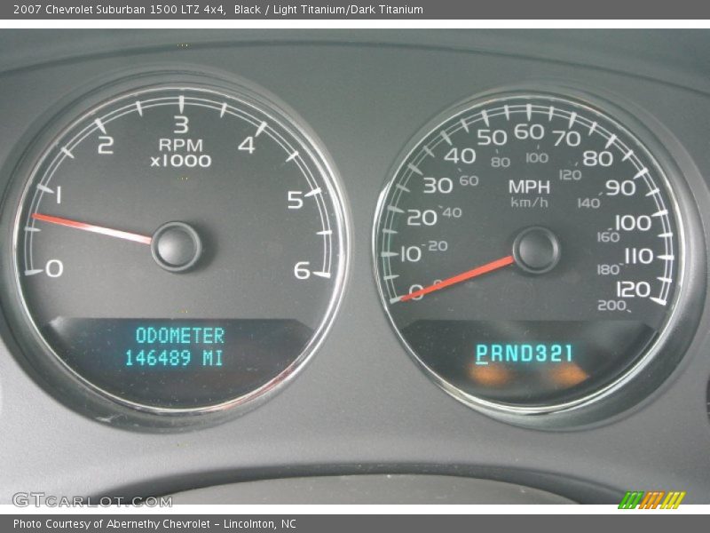 Black / Light Titanium/Dark Titanium 2007 Chevrolet Suburban 1500 LTZ 4x4