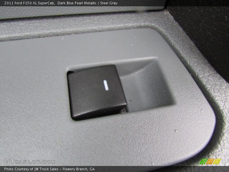Dark Blue Pearl Metallic / Steel Gray 2011 Ford F150 XL SuperCab