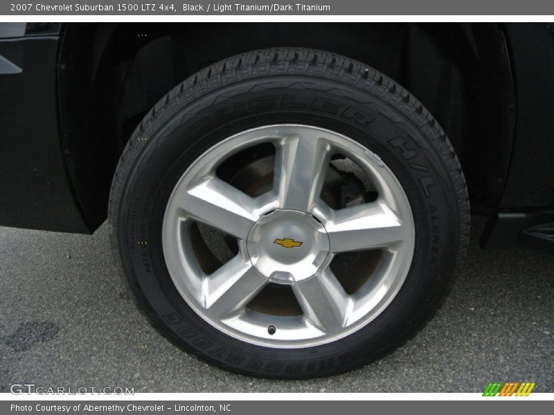 Black / Light Titanium/Dark Titanium 2007 Chevrolet Suburban 1500 LTZ 4x4