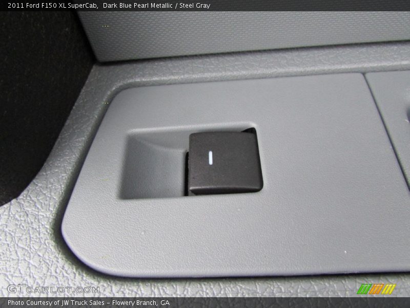 Dark Blue Pearl Metallic / Steel Gray 2011 Ford F150 XL SuperCab