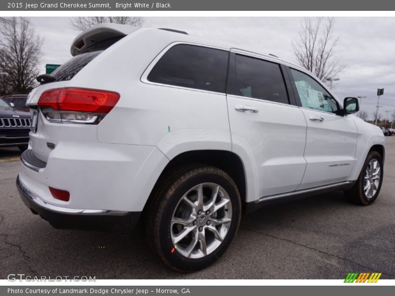 Bright White / Black 2015 Jeep Grand Cherokee Summit