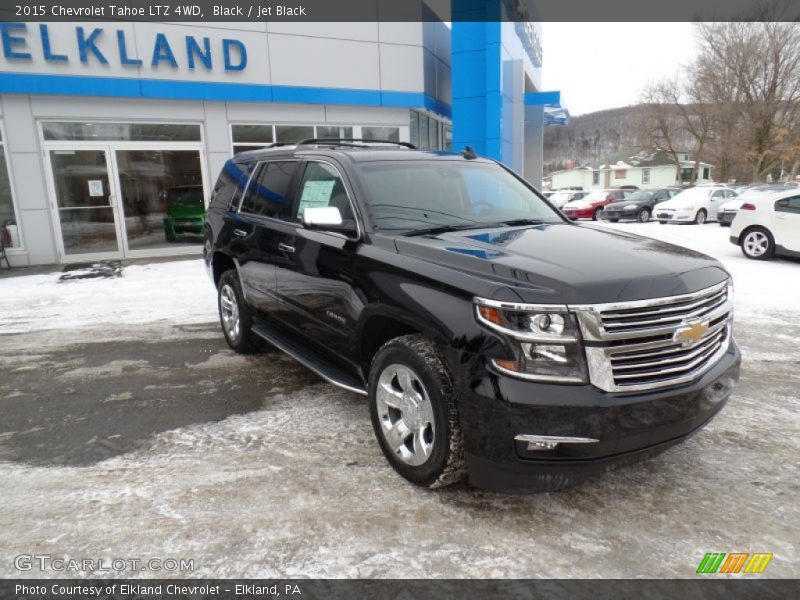 Black / Jet Black 2015 Chevrolet Tahoe LTZ 4WD