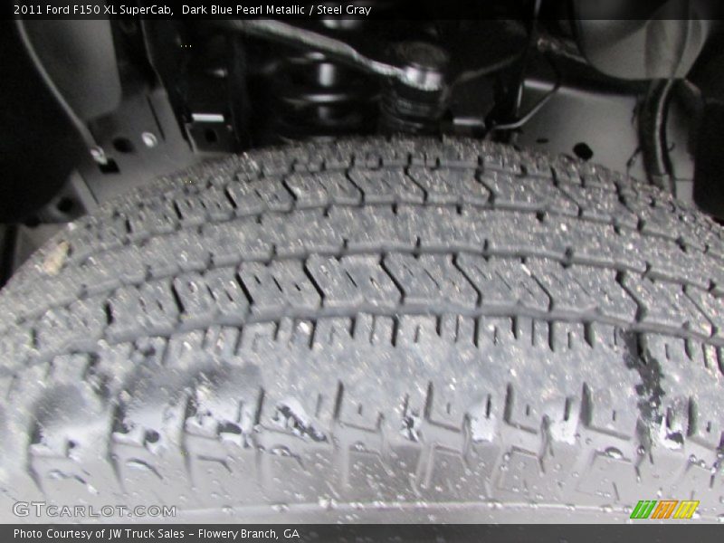 Dark Blue Pearl Metallic / Steel Gray 2011 Ford F150 XL SuperCab