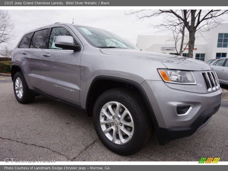 Billet Silver Metallic / Black 2015 Jeep Grand Cherokee Laredo