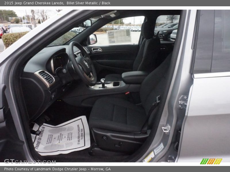 Billet Silver Metallic / Black 2015 Jeep Grand Cherokee Laredo