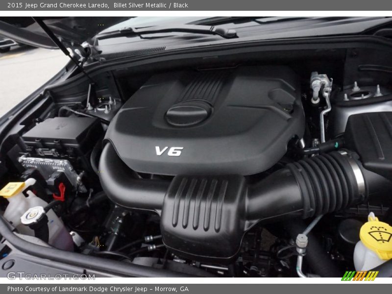 Billet Silver Metallic / Black 2015 Jeep Grand Cherokee Laredo