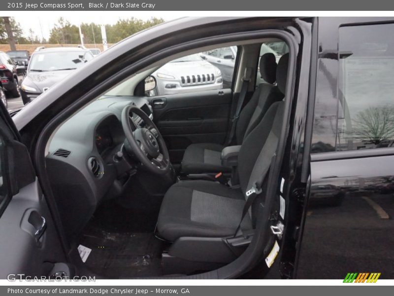 Black / Dark Slate Gray 2015 Jeep Compass Sport