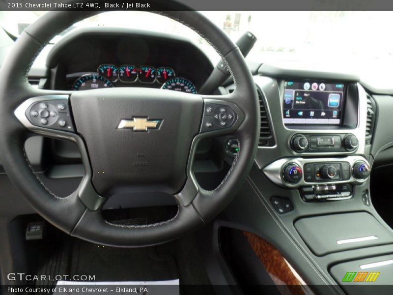 Black / Jet Black 2015 Chevrolet Tahoe LTZ 4WD
