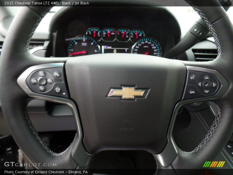 Black / Jet Black 2015 Chevrolet Tahoe LTZ 4WD
