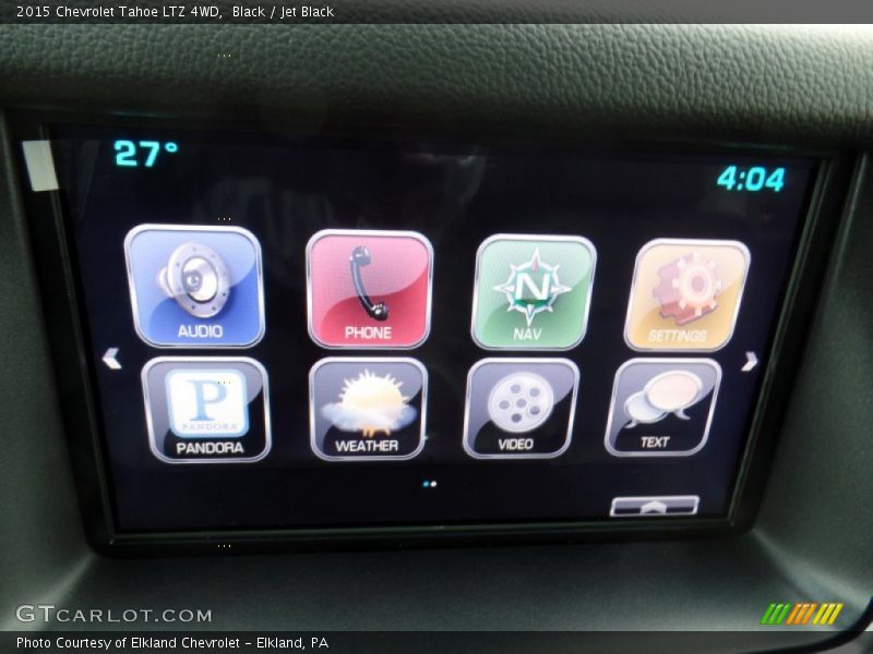 Black / Jet Black 2015 Chevrolet Tahoe LTZ 4WD