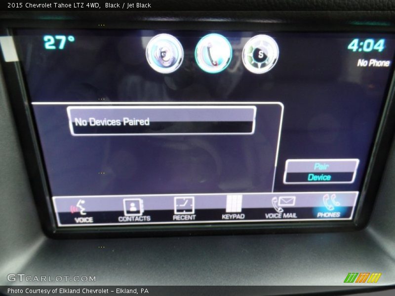 Black / Jet Black 2015 Chevrolet Tahoe LTZ 4WD
