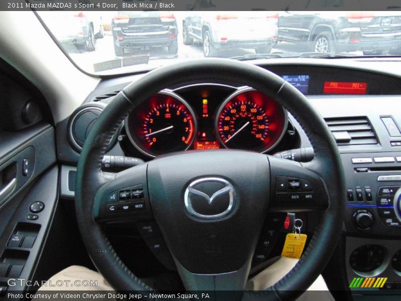 Black Mica / Black 2011 Mazda MAZDA3 s Sport 4 Door