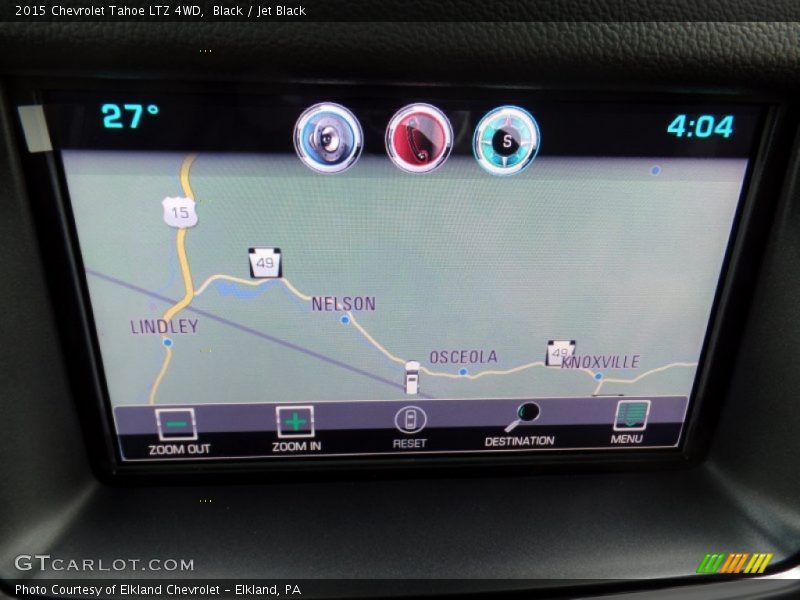 Black / Jet Black 2015 Chevrolet Tahoe LTZ 4WD
