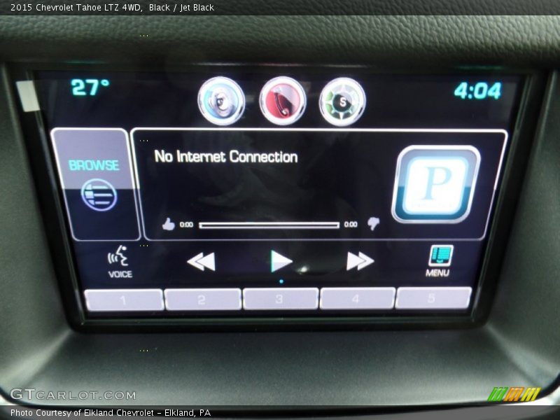 Black / Jet Black 2015 Chevrolet Tahoe LTZ 4WD