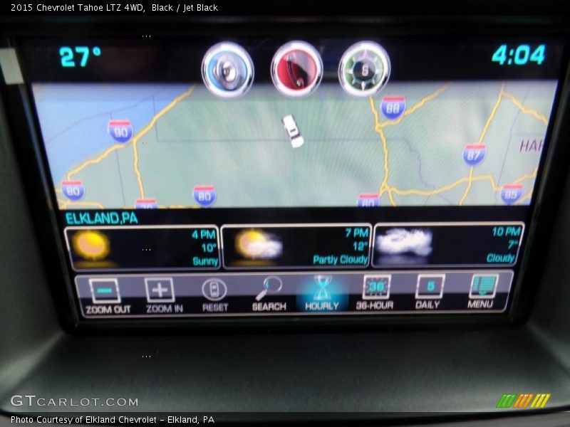 Black / Jet Black 2015 Chevrolet Tahoe LTZ 4WD