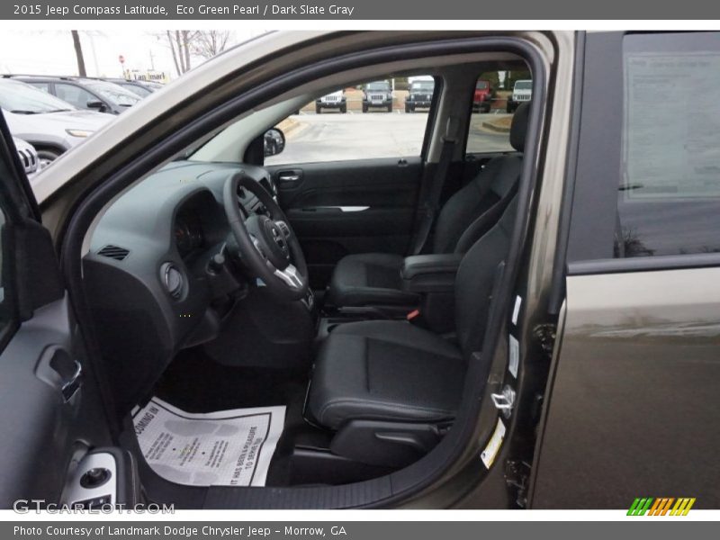 Eco Green Pearl / Dark Slate Gray 2015 Jeep Compass Latitude