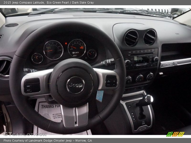 Eco Green Pearl / Dark Slate Gray 2015 Jeep Compass Latitude