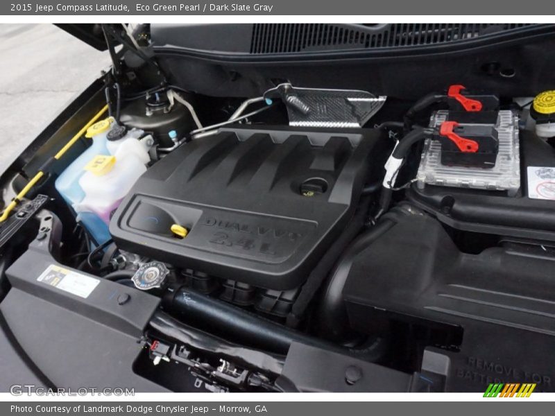 Eco Green Pearl / Dark Slate Gray 2015 Jeep Compass Latitude