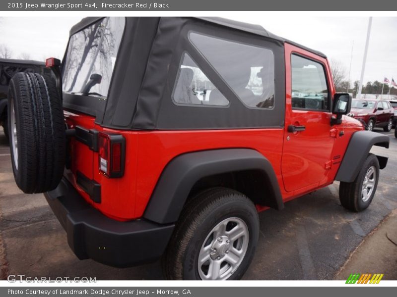 Firecracker Red / Black 2015 Jeep Wrangler Sport 4x4